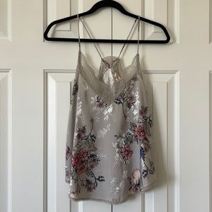Love stitch racer back blouse